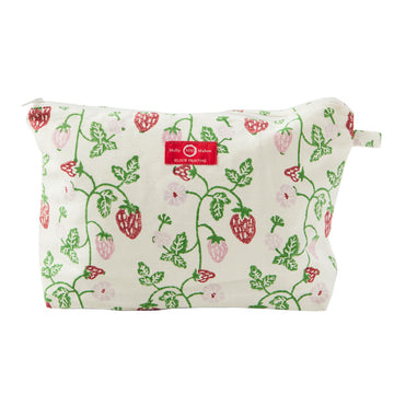 Molly Mahon Strawberry Wash Bag
